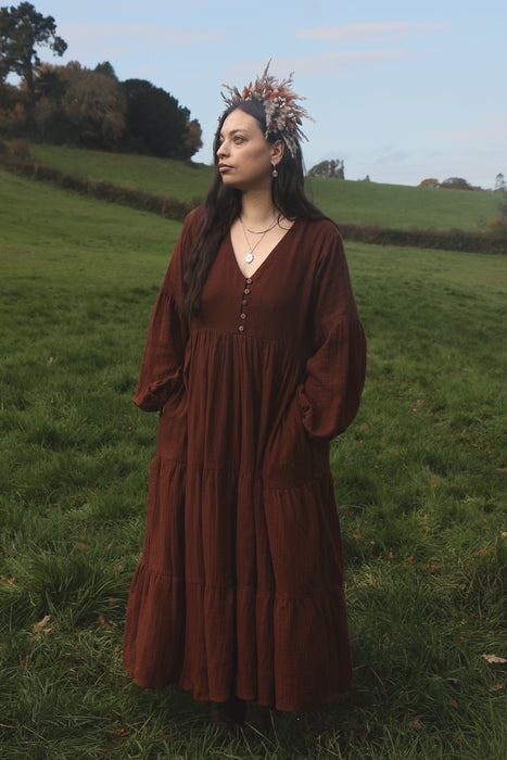 ✺ The Gaia Dress - Chestnut ✺