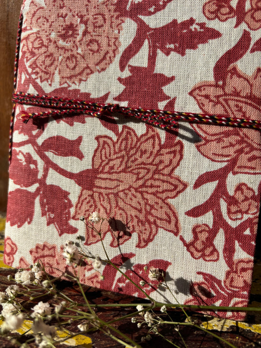 Block Print Cotton Notebook