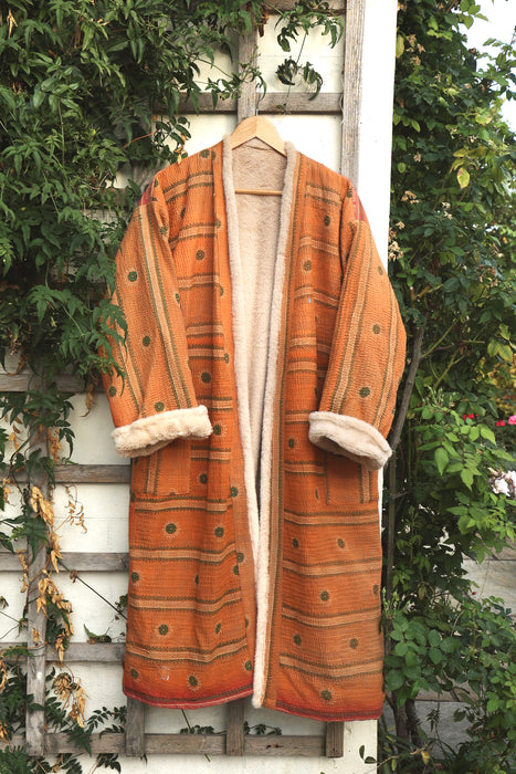 The Wanderlust Kantha Coat