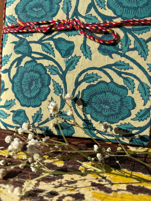 Block Print Cotton Notebook