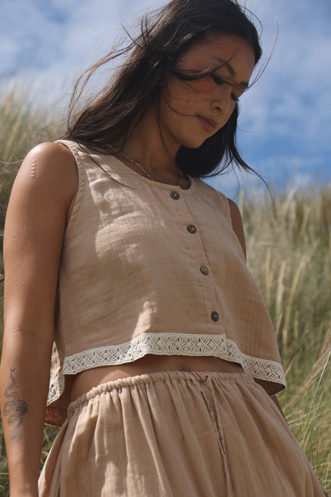 The Fable Blouse ~ Sand
