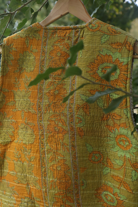 Kantha Teddy Gilet M/L