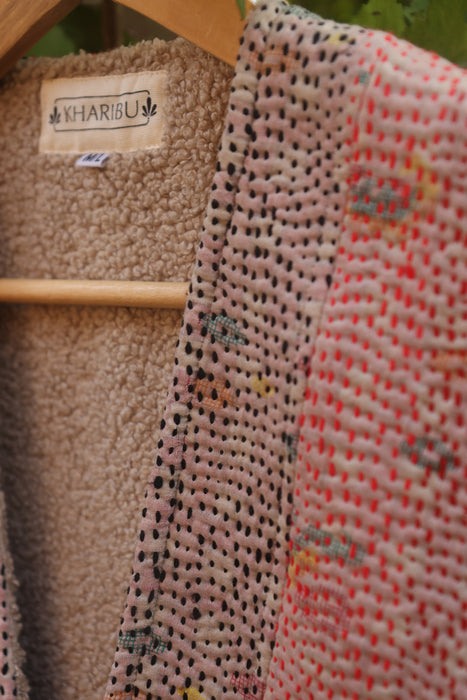 Kantha Teddy Gilet M/L