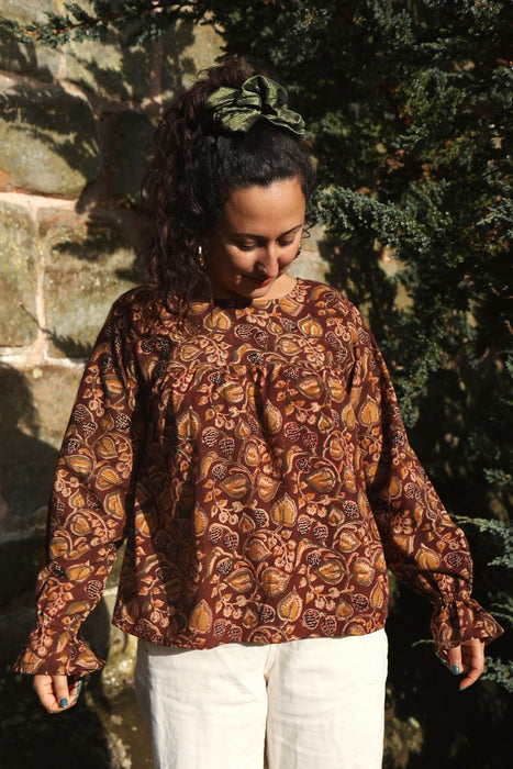 The Yala Blouse - Cacao