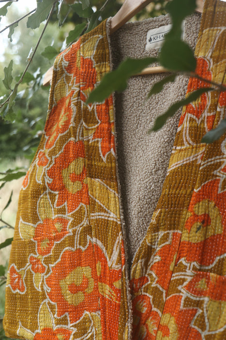 Kantha Teddy Gilet S/M