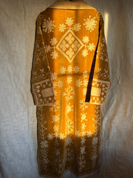 The Kasbah Velvet Duster - Golden Honey