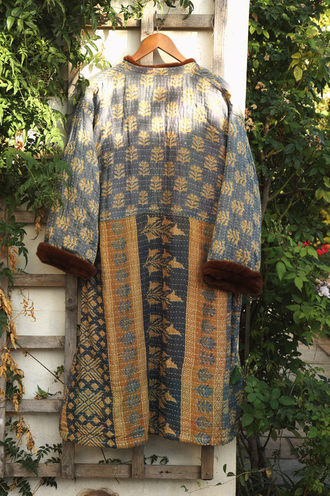The Wanderlust Kantha Coat