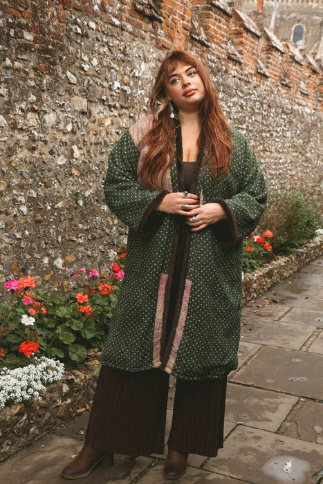 The Wanderlust Kantha Coat