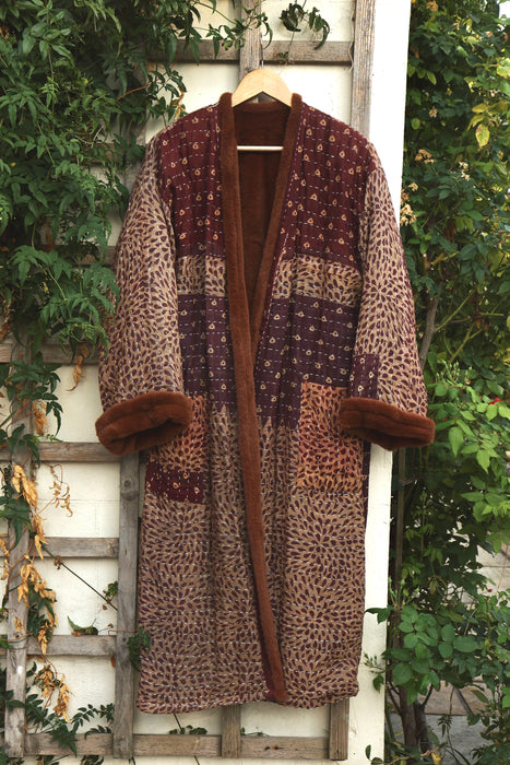 The Wanderlust Kantha Coat