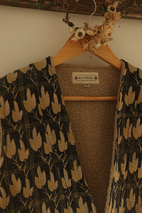 Kantha Teddy Gilet S/M