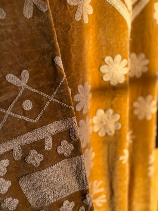 The Kasbah Velvet Duster - Golden Honey