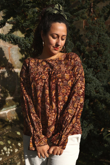 The Yala Blouse - Cacao