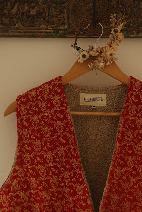Kantha Teddy Gilet S/M