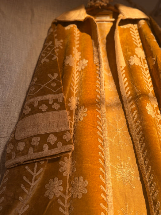 The Kasbah Velvet Duster - Golden Honey