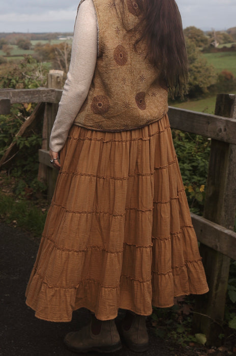 The Raya Skirt - Nutmeg