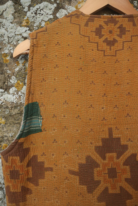 Kantha Teddy Gilet M/L