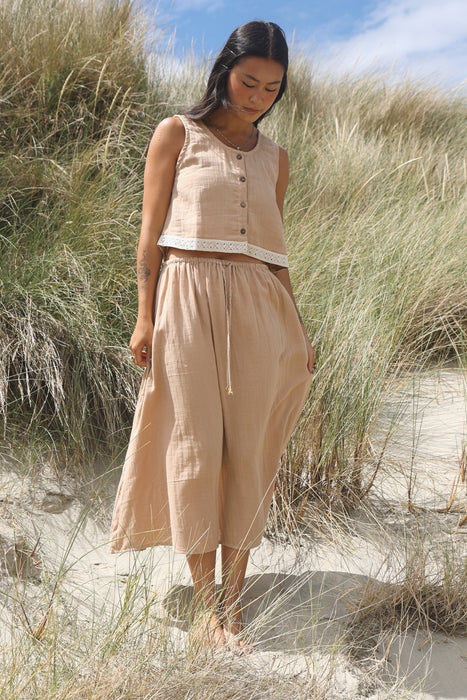 The Fable Blouse ~ Sand