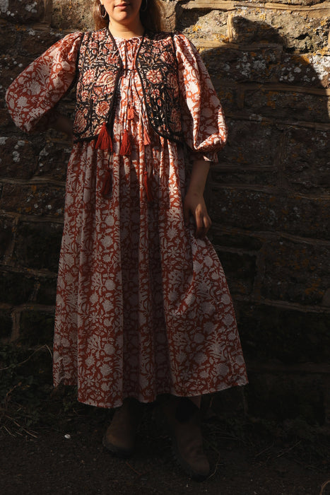 The Rowan Dress - Terracotta
