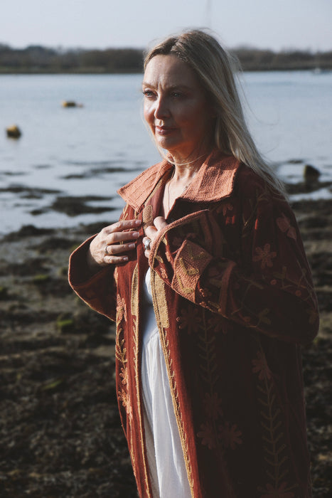 The Kasbah Velvet Duster - Marrakech