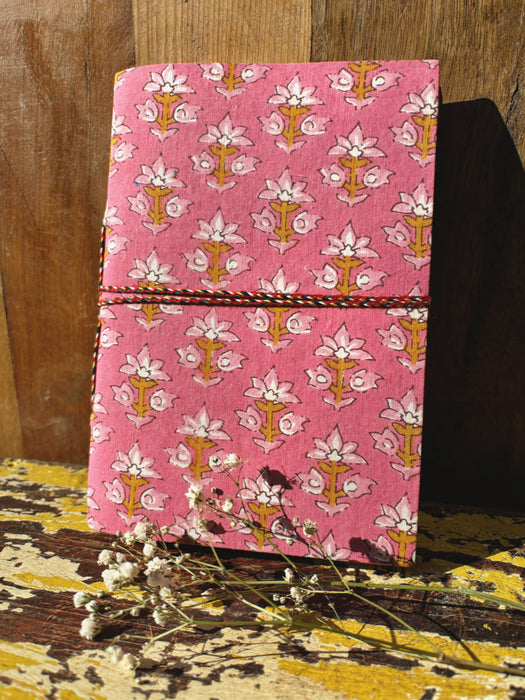 Block Print Cotton Notebook