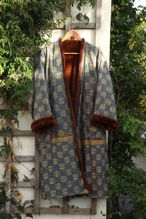 The Wanderlust Kantha Coat