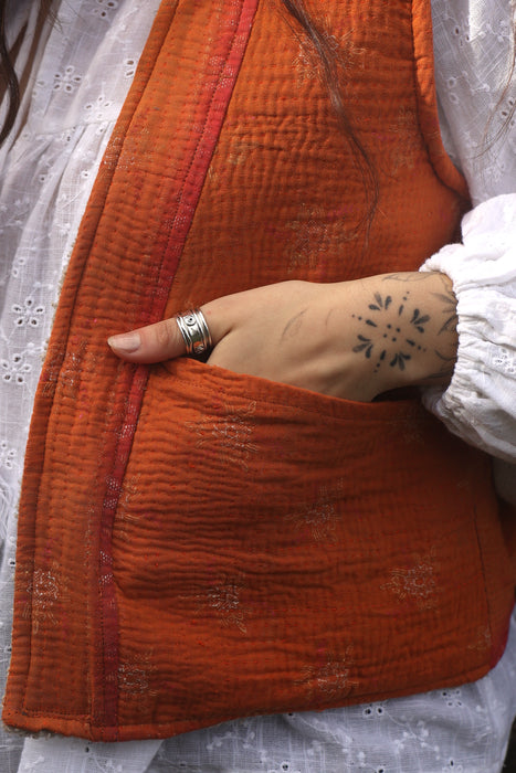 Kantha Teddy Gilet S/M