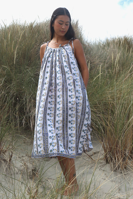 The Kalyani Midi Dress ~ Bluebell