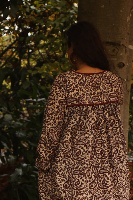 The Naazira Dress - Winter Paisley