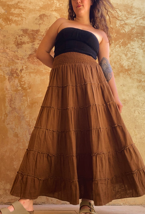 The Amaylia Skirt - Pecan