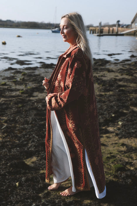 The Kasbah Velvet Duster - Marrakech