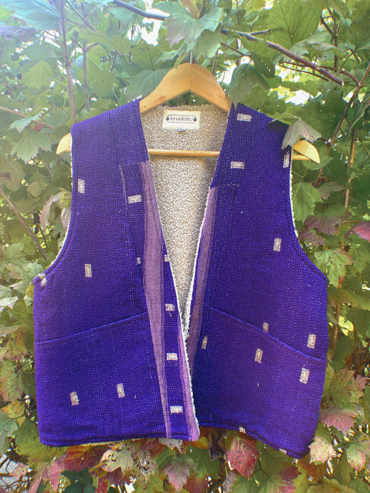 Kantha Teddy Gilet M/L