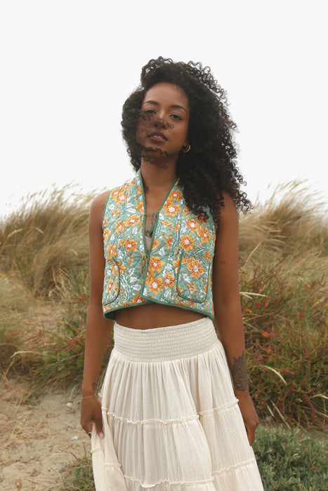 The Ritu Vest - Sage