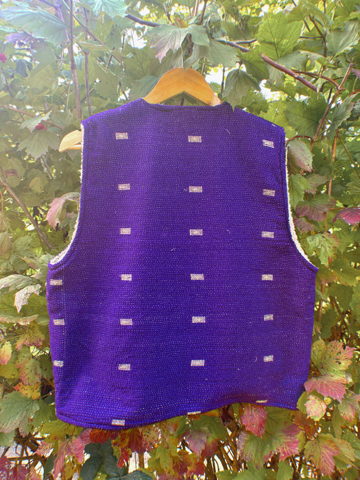 Kantha Teddy Gilet M/L