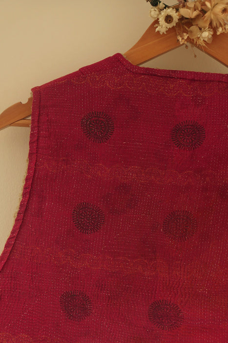 Kantha Teddy Gilet S/M