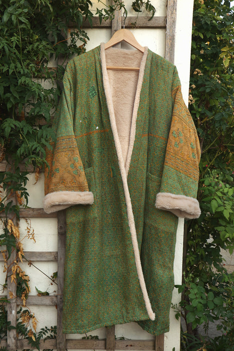The Wanderlust Kantha Coat
