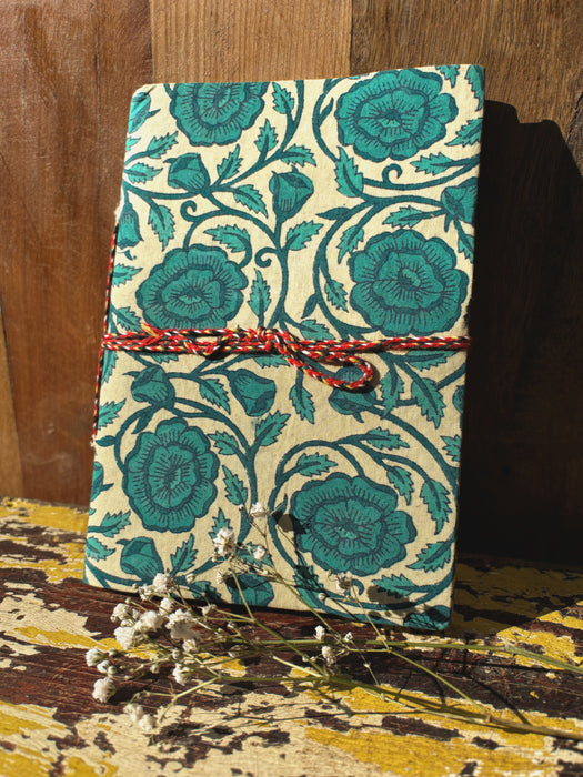 Block Print Cotton Notebook