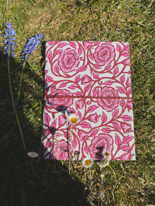 Block Print Cotton Pressed Notebook
