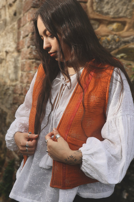 Kantha Teddy Gilet S/M