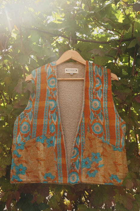 Kantha Teddy Gilet S/M
