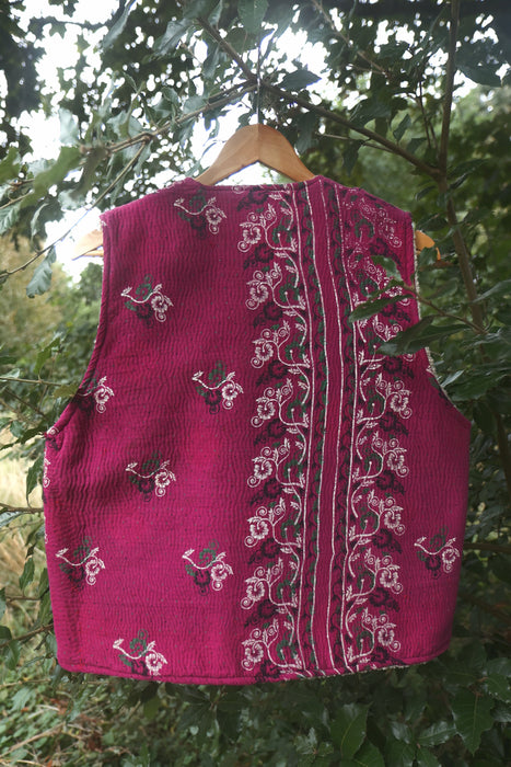 Kantha Teddy Gilet M/L