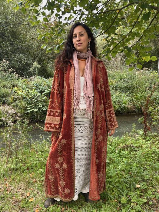 The Kasbah Velvet Duster - Marrakech