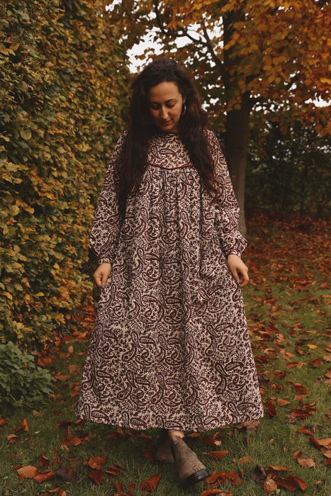 The Naazira Dress - Winter Paisley