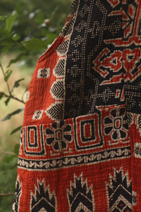 Kantha Teddy Gilet M/L