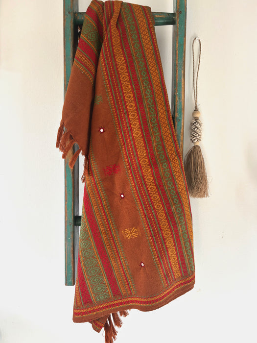 The Avani Shawl - Rust