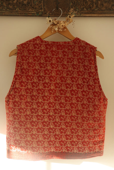 Kantha Teddy Gilet S/M