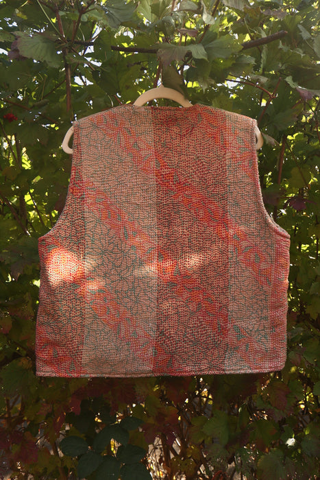 Kantha Teddy Gilet M/L