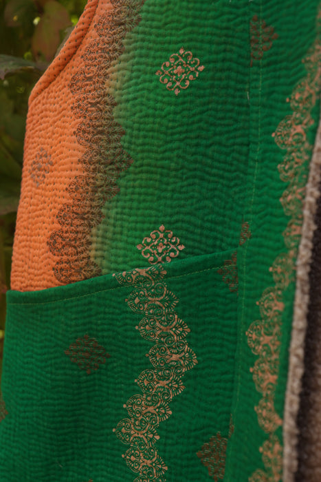 Kantha Teddy Gilet M/L