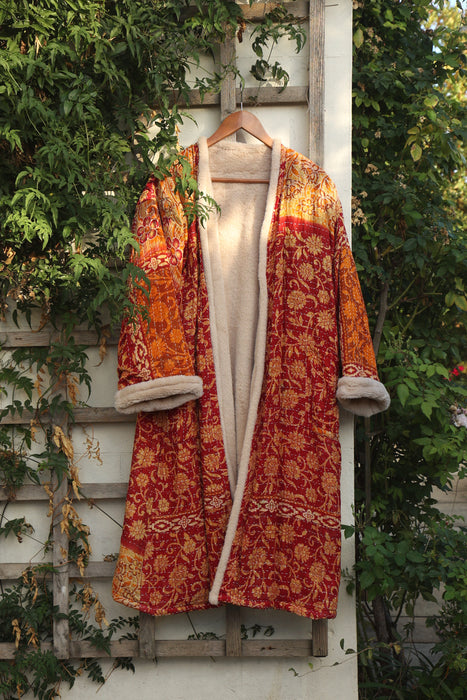 The Wanderlust Kantha Coat