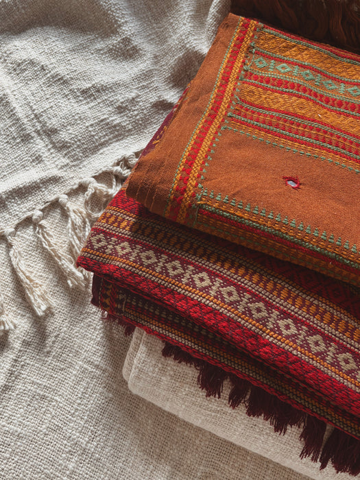 The Avani Shawl - Rust