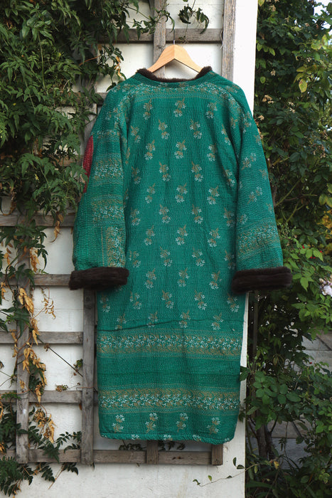 The Wanderlust Kantha Coat